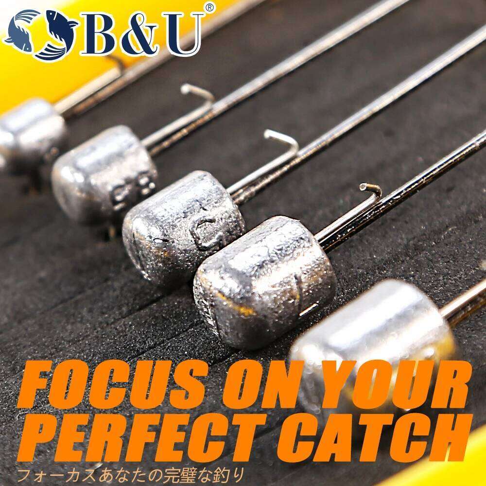 B&U NED head jigs hook 2g-14g All size Round Ball Jig Head Hook Weedless Long Shank Secondary hooks For Soft Worm Fishing S260305 06f