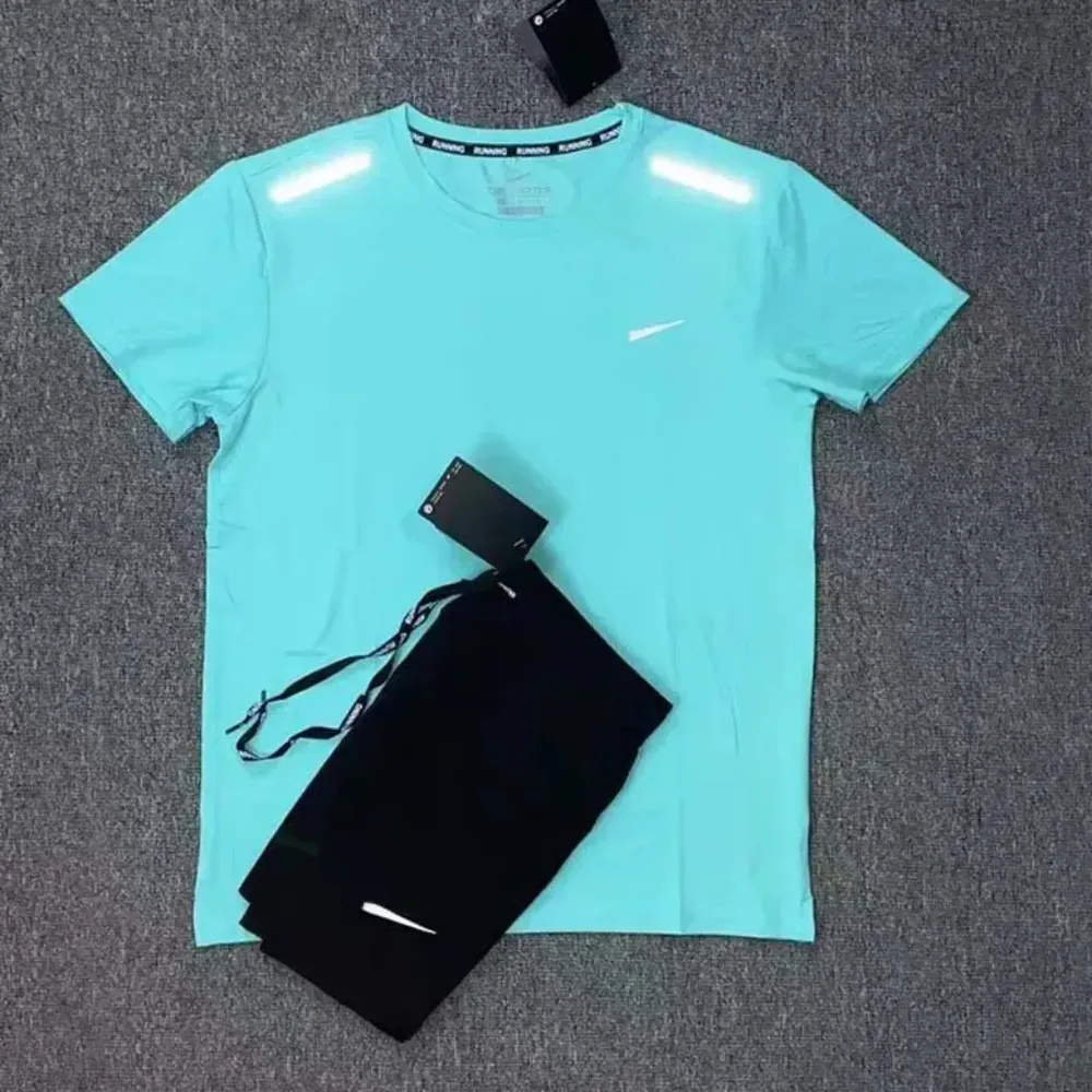 Mens tracksuits designer tracksuit shirts shorts two-piece fitness suit print quick drying t-shirt Sportswear Basketball tracksuit 15