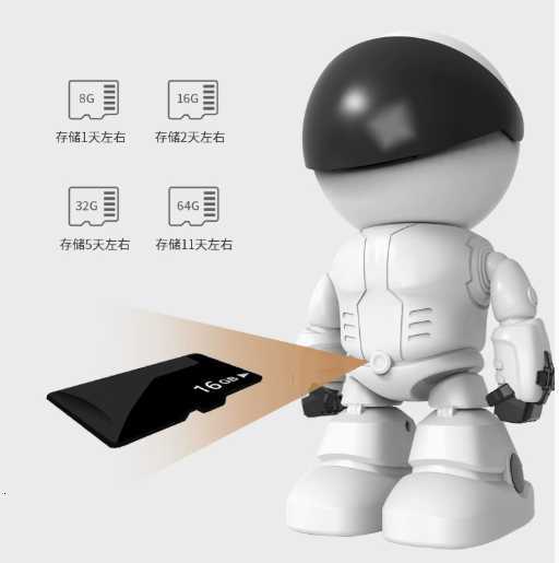 WESECUU 1080 HD Robot Camera Wifi P Indoor He Security Camera Night Vision Two Way Au Auto Tracking Indoor Baby Monitor C251202