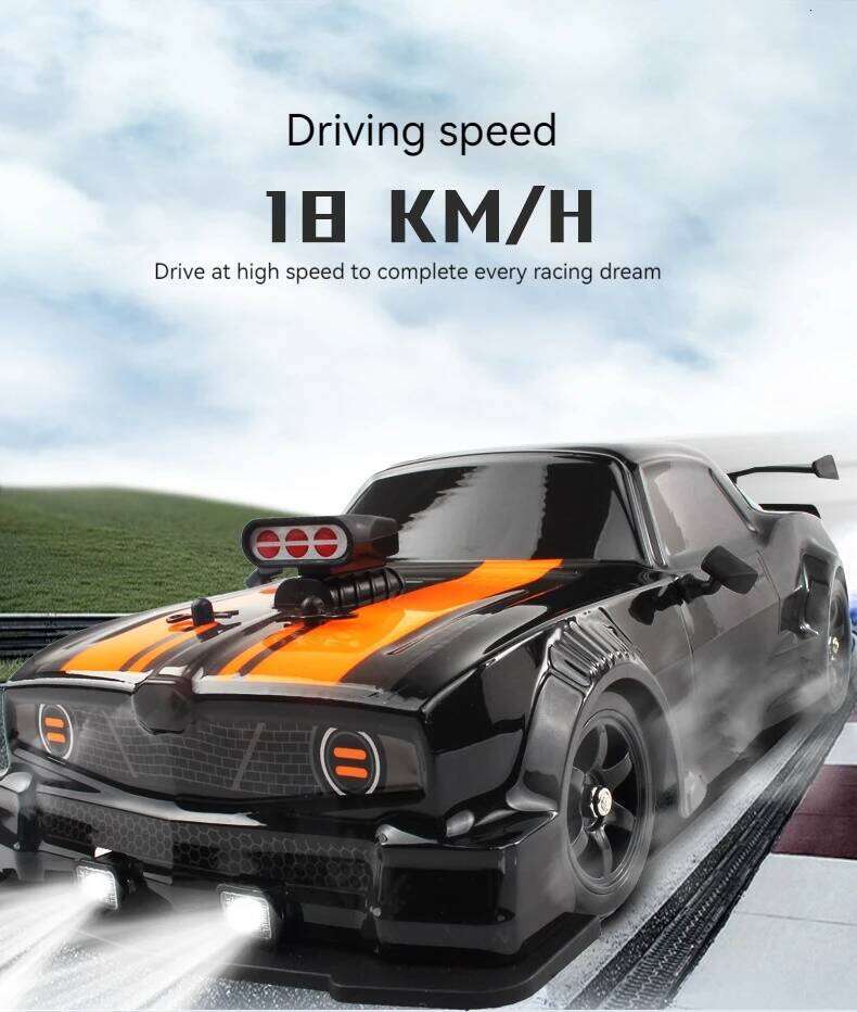 AE86 1: 16 Racing CAR with Remote Control Toys RC Car Drift High-Speed Race Spray 4WD 2.4G Electric Sports Vehicle Gifts C260306