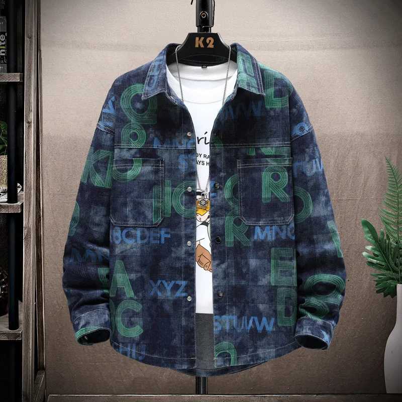 2026 autumn Mens thick Denim shirtClassic Fashion Single breasted short jacket Men Windbreaker Casual Large Size High-Quality M260309