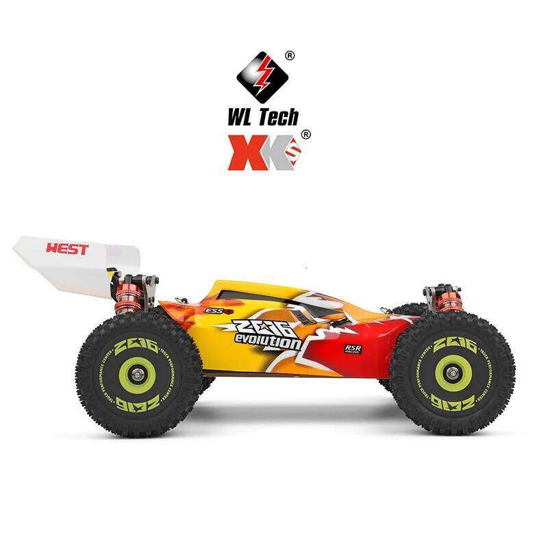 WLtoys V8 Brushless 1:14 75Km/H High Speed Metal 4WD Drive Off-Road 2.4G Transmitter 1/14 RC Racing Car VS 144010 C260306