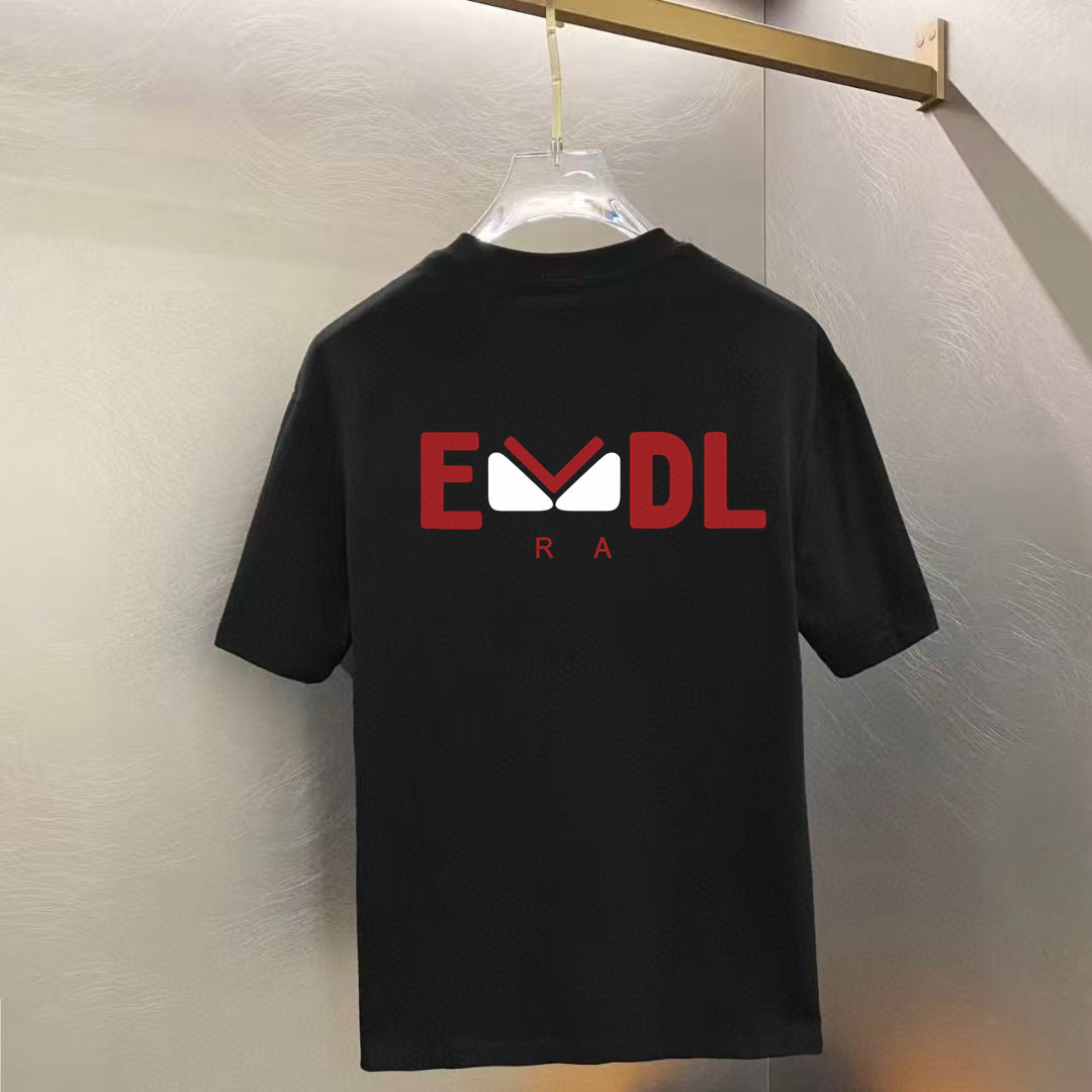 26ss Designer Brand Tees T Shirts Top Quality Pure Cotton Short Sleeve Shirt Simple Letter Printed Summer Casual Men leisure Clothing Size S-2XL