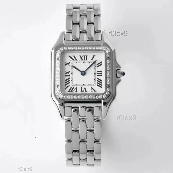 22 watch for ladies Designer Watch Square panthere fashion quartz movement square tanks Women gold silver watches Montre de Lu40