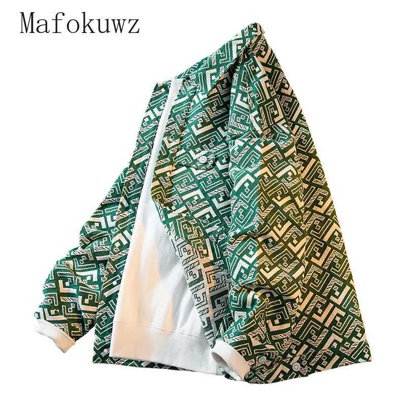 American Retro Plaid Jackets Mens Handsome High Street Loose Casual Workwear Jacket Tops Men Overcoat Male Clothes M260309