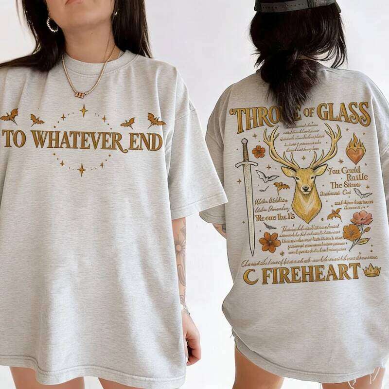 Throne Of Glass Casual Shirt Fantasy Reader Apparel Aelin Galathynius The Thirteen Inspired Sjm Merch Unisex graphic tshirts XJ260306