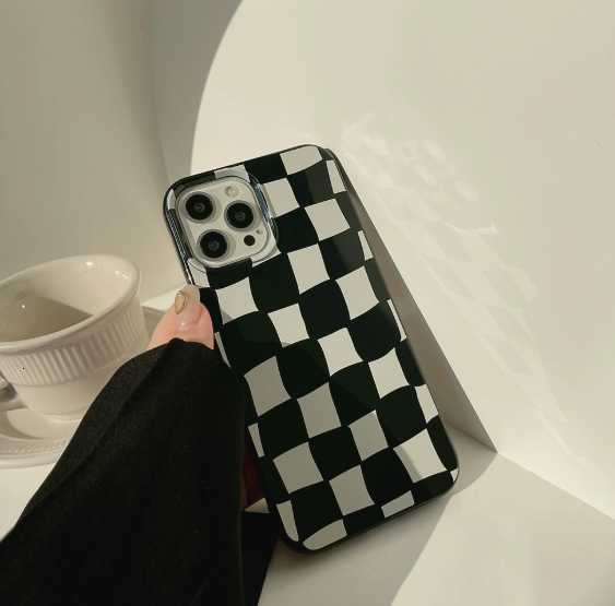 Black and White Checkered Phone Case Cover Premium H260309