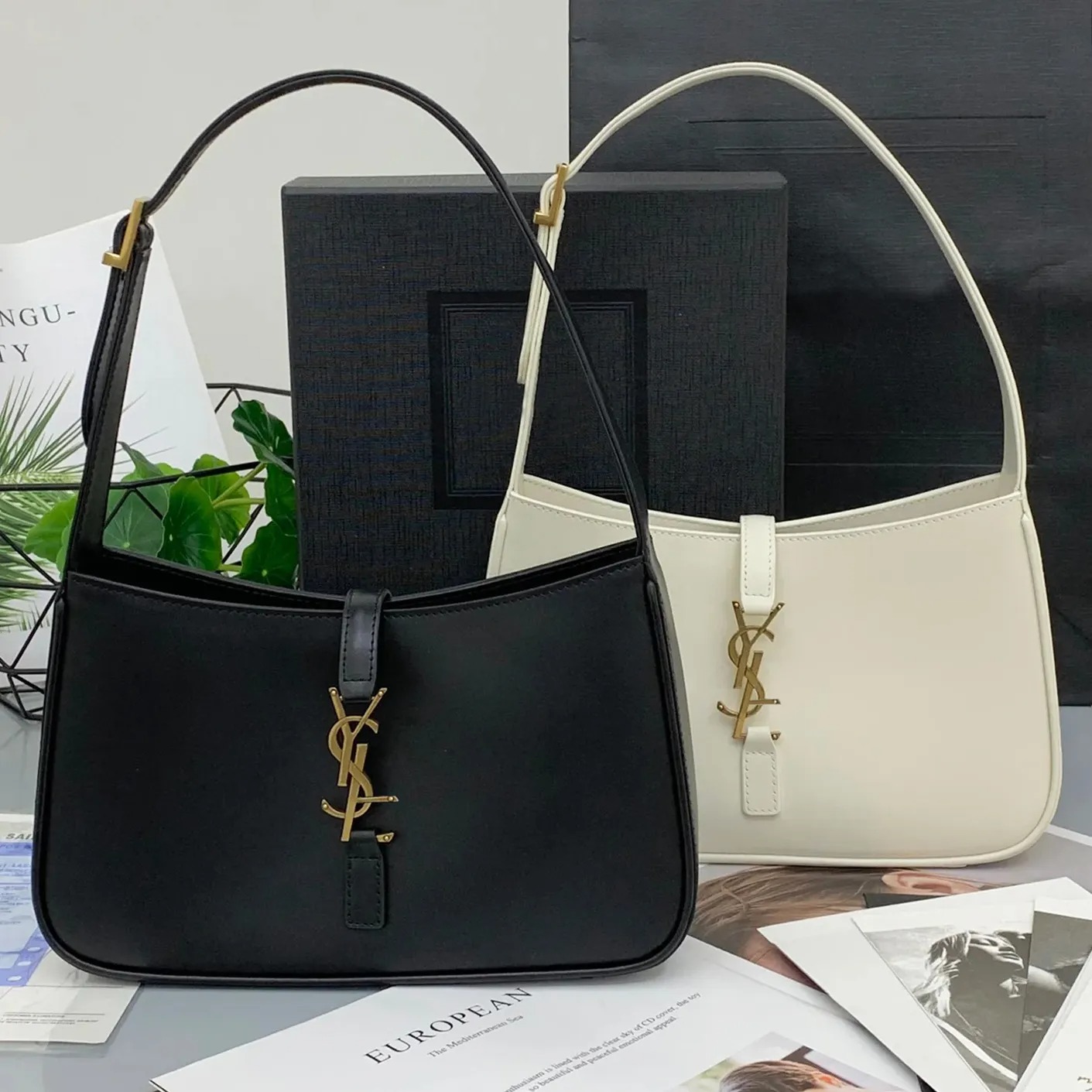 Uswarehouse Designer Bag Luxury Womens Shoulder Bags Multi-Color Leather Handbags Cross body Purses Classics Wallet Versatile Mini Import Underarm Bag tote bag 5A