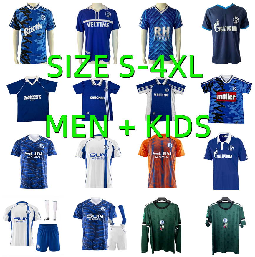 25 26 Schalke 04 Raul Soccer Jerseys 1988 1989 2001 2002 2010 2011 Retro OUWEJAN PALSSON LODE LATZA TERODDE ZALAZAR PIERINGER DREXLER THIAW 2025 2026 Football Shirt
