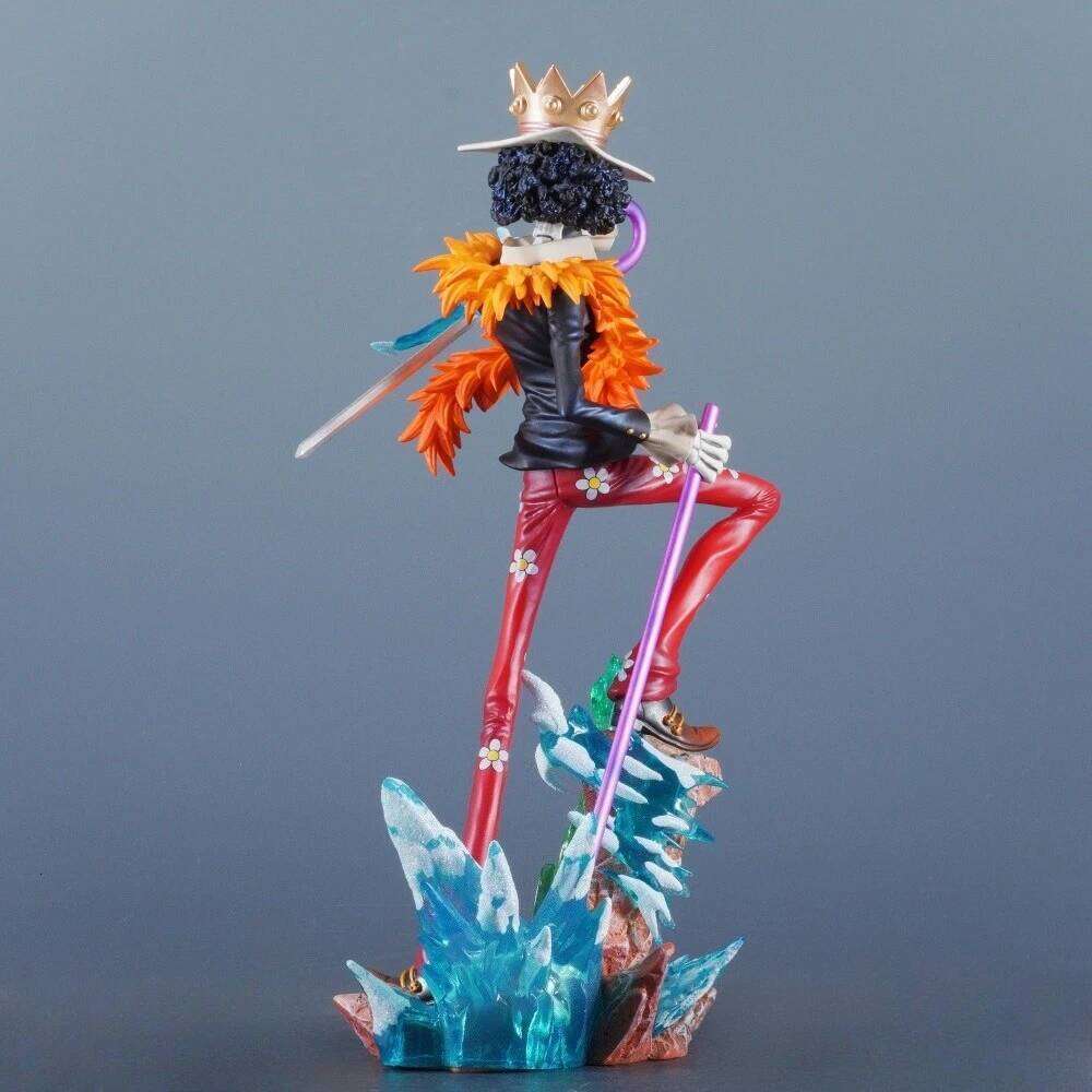 33cm/12.99in Anime ONE PIECE Figure Brook Action Figures Pvc Burukku Statue Desktop Ornamen Collection Model Toys Gifts C260309 - view 5