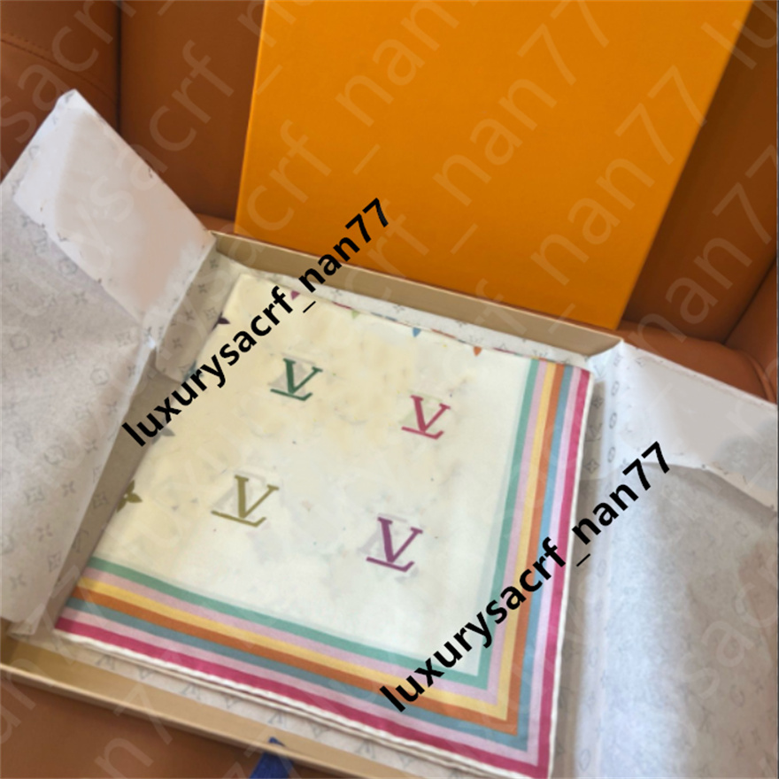 Summer vacation beach towel fashionable silk scarf square scarf silk scarf designer printed headscarf lady's shawl button handkerchief 90x90cm