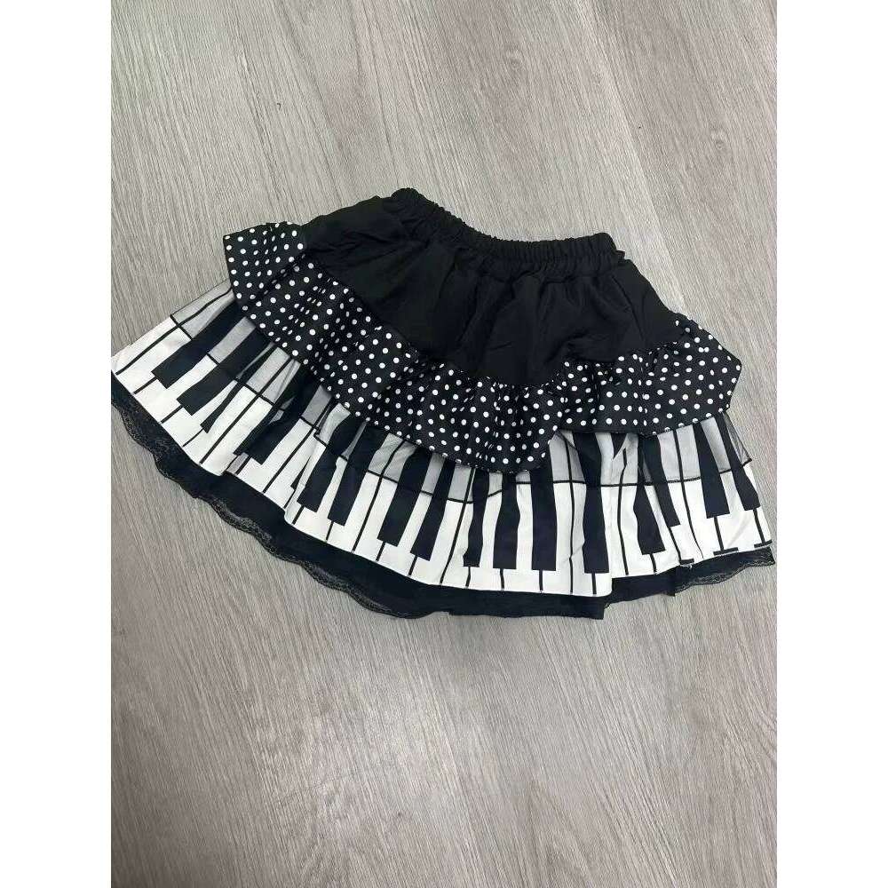 Spring Black White Spliced Women Short 2025 Y2k Slim Design Harajuku Mini Skirt Female Empire Korea Fashion Chic Outfits XJ260309