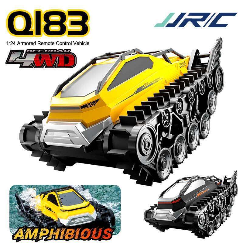 JJRC Q183 4WD RC Car 2.4G Amphibious 4 Wheel Remote Control Truck Climbing Off Road Waterproof Armored Vehicles Children's Toys C260306