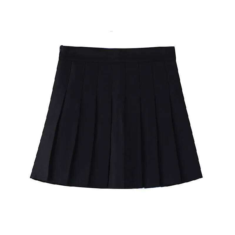 1pcs Spring Summer Womens Mini Girls Pleated Lady High Waist Cute Pink Student Short Skirt JK Uniform Skirts XJ260309