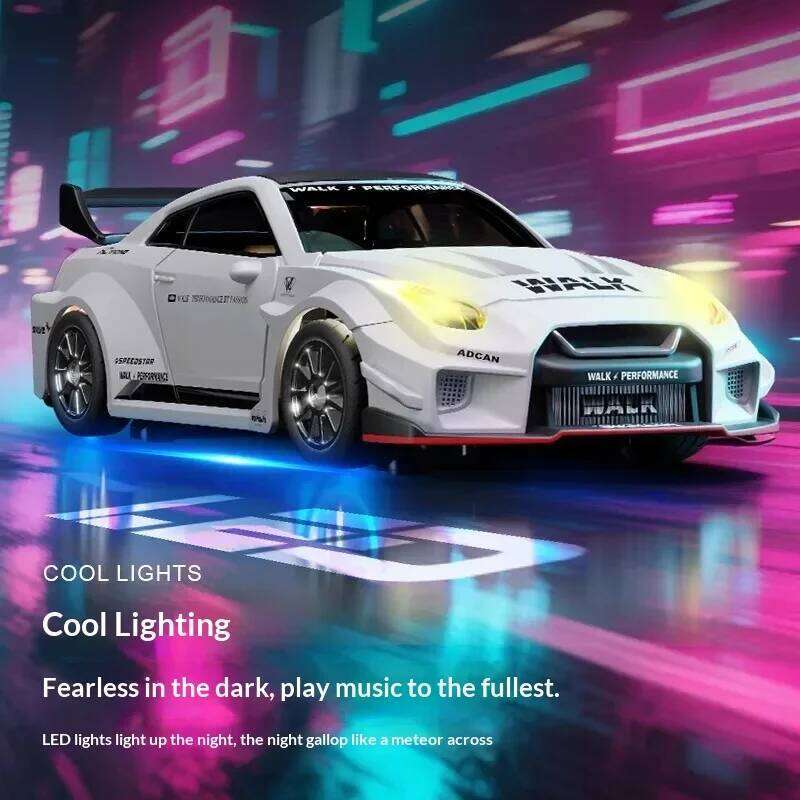 D43 Series 1/43 Full Scale Rc Cars 4wd 2.4g Spiral Instrument High-Speed Drift Racing Car Alloy Body Lighting Model Male Gift C260306