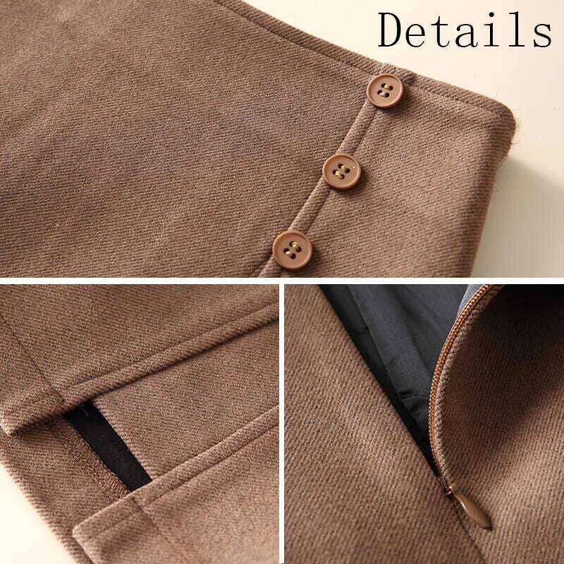 Skirts Women Design Korean Style All-match Lady Elegant Spring High Waist Slim Soft Streetwear Daily Retro Leisure Faldas XJ260309