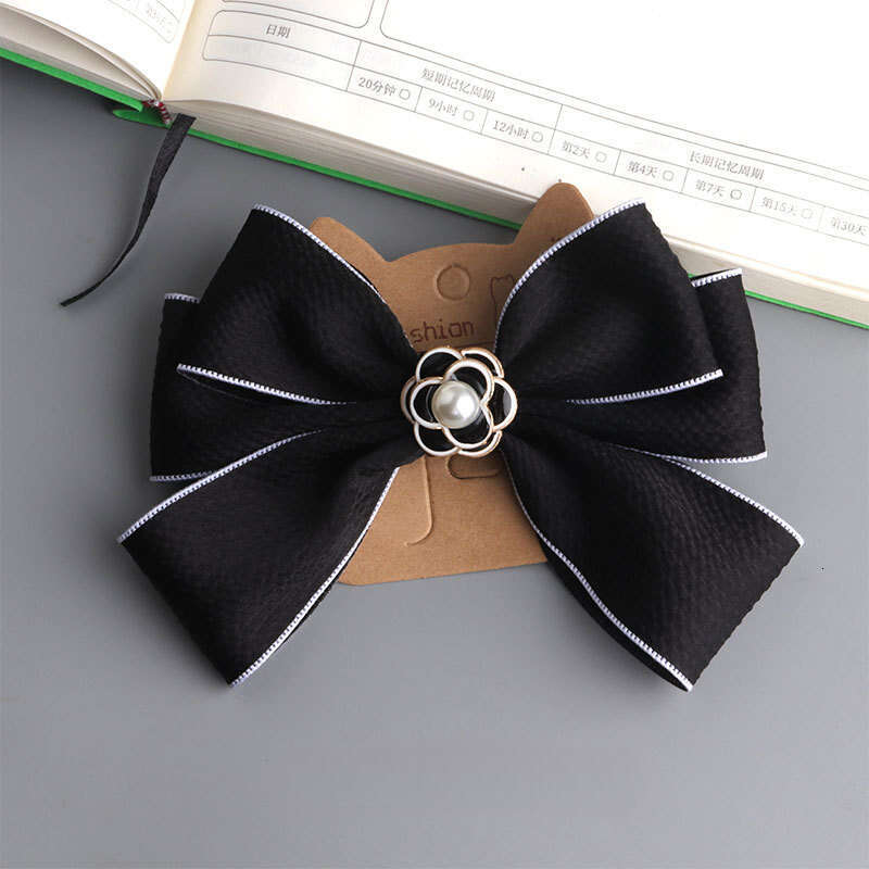 HairJewelry Hair Clips & Barrettes bow hair clips black white pearl metal flower decoration sweet elegant fashionable designer