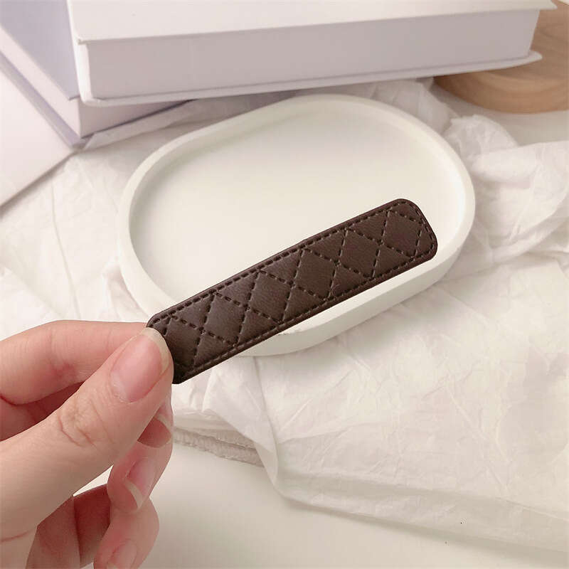 Hair Jewelry Hair Clips & Barrettes leather one-word BB for women sweet versatile fashion bangs broken hair side clip small hairpin