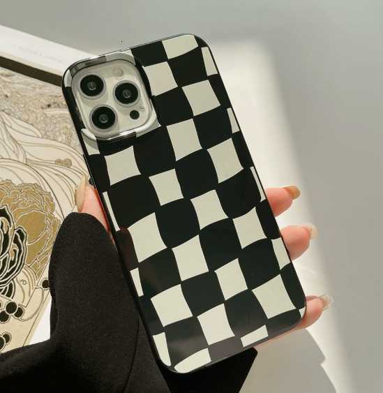 Black and White Checkered Phone Case Cover Premium H260309