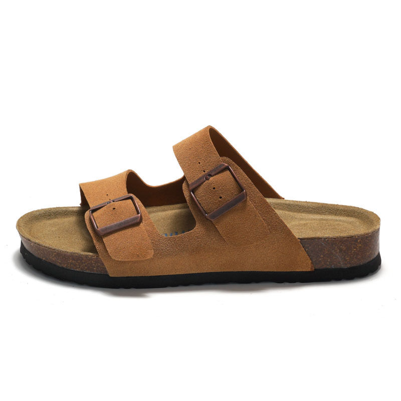 ORFISOCK 2026 Summer Classic Designer Slippers Leather High Quality Comfortable Outdoor Beach Sandals for Men and Women