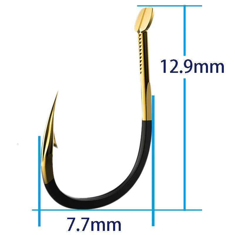 10Pcs Colored Tungsten Steel Jig Head Fishing Tackle Durable Fishhooks For Carp Barbed Hook Ocean River Lake S260305