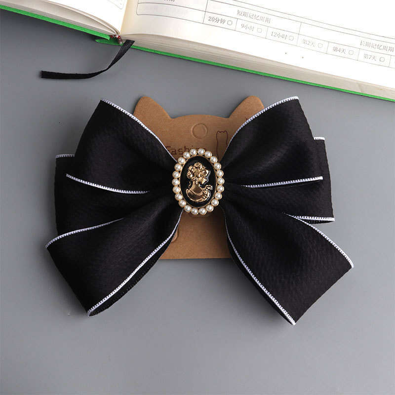 HairJewelry Hair Clips & Barrettes bow hair clips black white pearl metal flower decoration sweet elegant fashionable designer