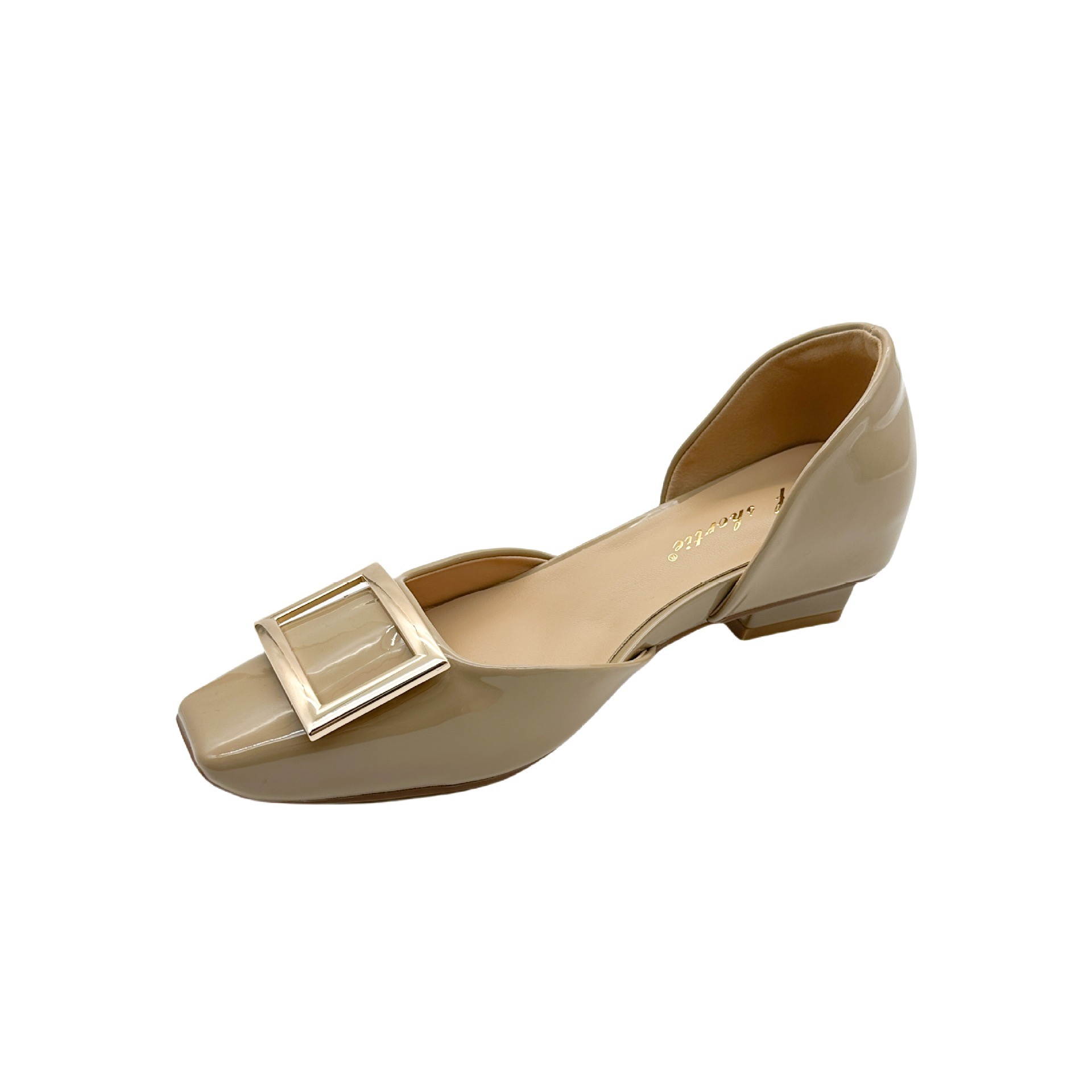 Free shipping High-end Custom Versatile Sweet Round Toe Velcro Ballet for Women 2026 New Niche Sports Mary Jane Shoes