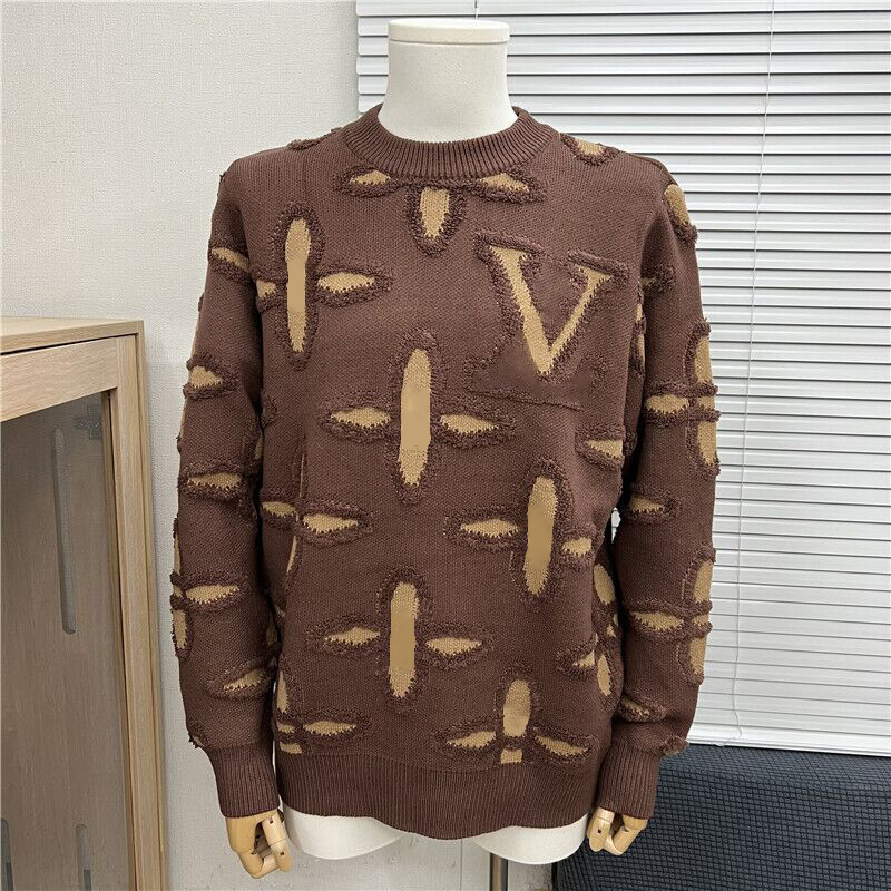 new designer Women's Sweaters Milano Italy Designer Womens Woollen Sweater Knitting Pullover Paris High Quality Flocking Classic Style Luxury Sweater