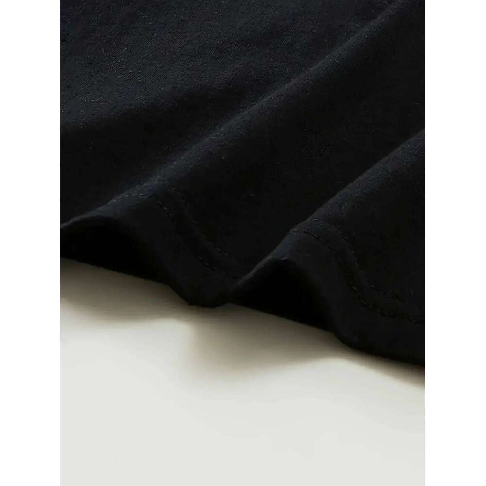 Simple Bear Print Short-sleeved T-shirt Casual Versatile Style Suitable for Women's Daily and Outing Wear XJ260306