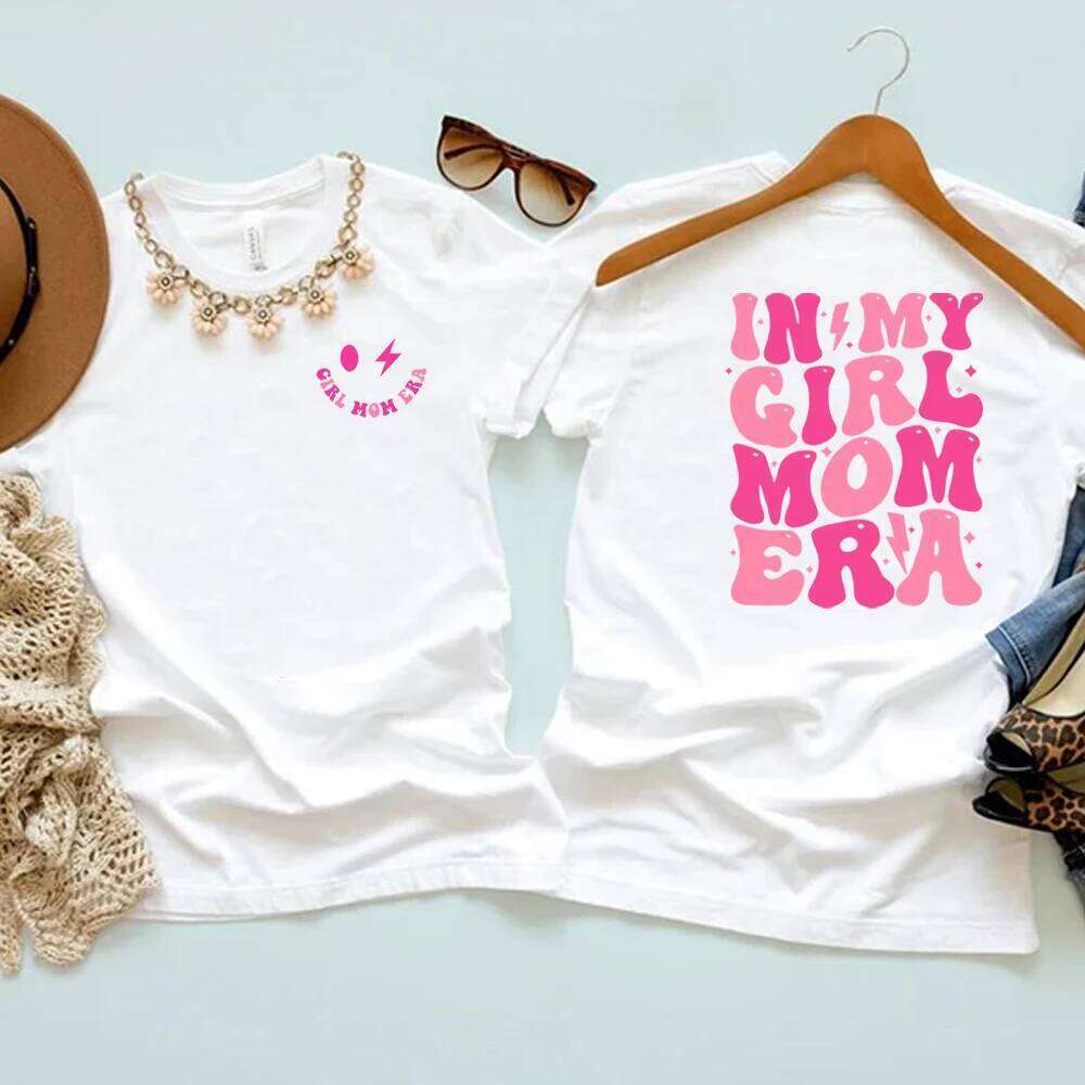 In My Era T-shirt Tshirt Girl Mama Club Shirt Expecting Mom Shirts Mother Day Gift Women Short Sleeves Top XJ260306