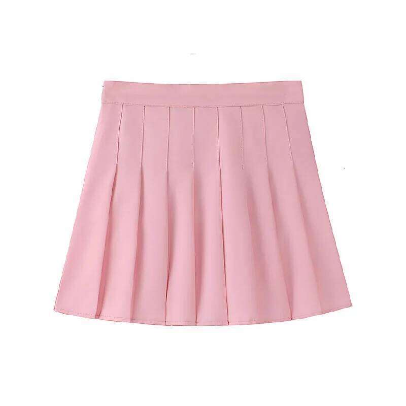 1pcs Spring Summer Womens Mini Girls Pleated Lady High Waist Cute Pink Student Short Skirt JK Uniform Skirts XJ260309