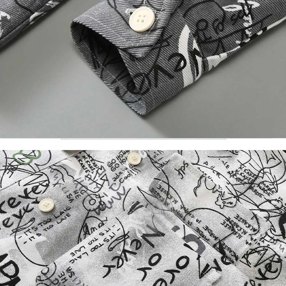 Plus Size 8XL 10XL Denim Jacket Men Spring Denim Coat Letter Graffiti Streetwear Jean Jackets Male Big Size 9XL 10XL M260309