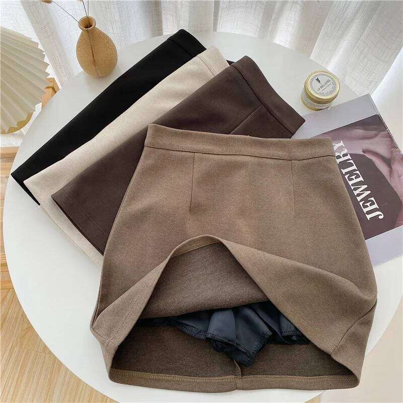 Mini Skirts Women Pure A-line Sexy Prevalent Daily Minimalist Summer Basic Preppy Street Style BF Newest Above Knee Ins Clothes XJ260309