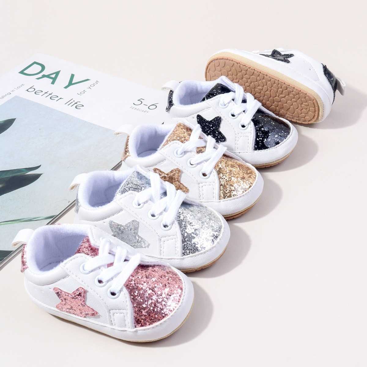 Customized handmade baby shoes with baby name pictures to celebrate the first step of newborns lace baby shoes for toddlers X250322
