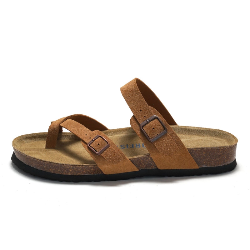 ORFISOCK 2026 Hot Summer Classic Designer Slippers Leather High Quality Ventilate Outdoor Beach Sandals for Men and Women