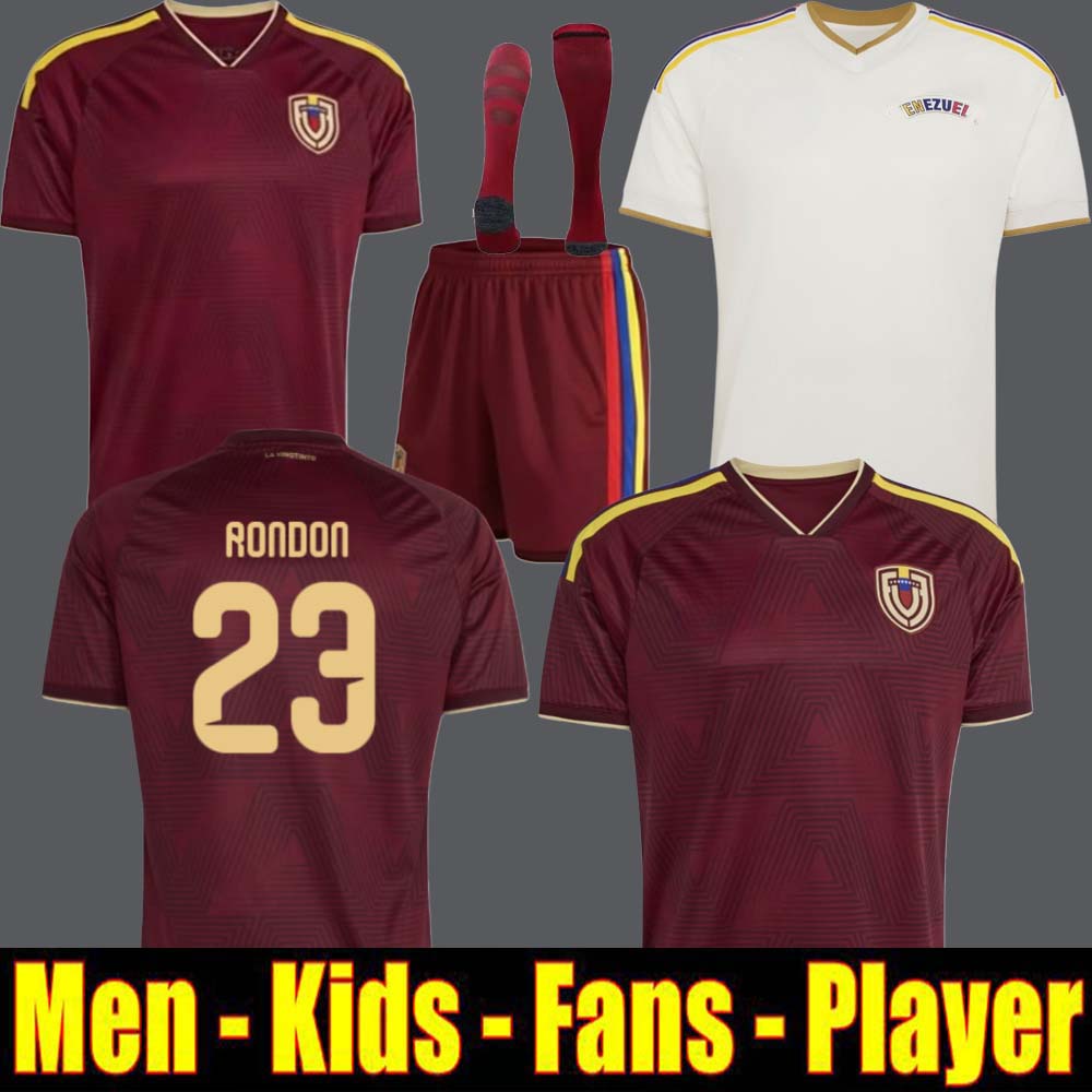 26 27 Venezuela Soccer Jerseys 2026 2027 Home AWAY Third Men kids Fans Football Jersey Shirts kit SOTELDO RONDON HERRERA MACHIS CORDOVA SAVARINO