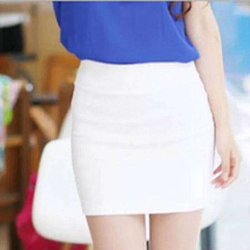 New Micro Mini 2024 Summer Sexy Girls Casual Package Hip Short Skirts Women Tight Office Party Female Red Black XJ260309