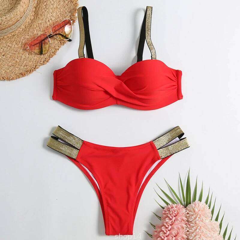 Summer Sexy Bikinis Push Up Swimsuits Women's Swimwear For Female Beach Swim Wear Bathing Suits Brazilian Bikini Set Pool Bather XJ260206
