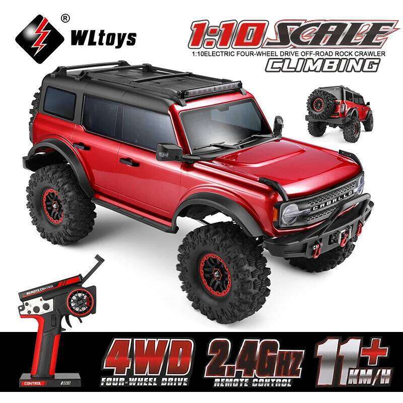 WLtoys 104020 1/10 Professional RC Car Off Road 4x4 2.4G 4WD Remote Control Climbing Cars 45mins Upgrade Version Adult Kids Toy C260306