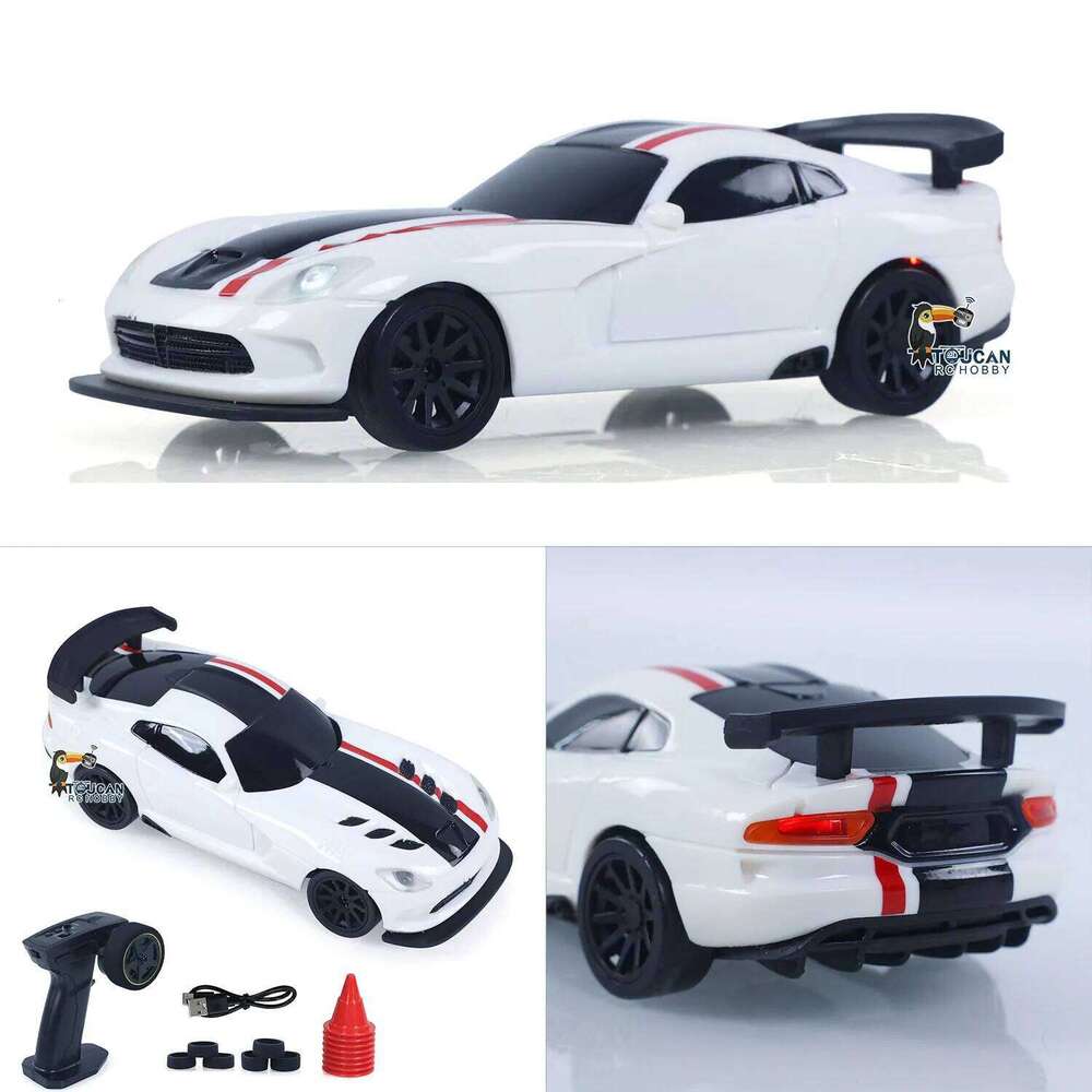 Gifts 1/43 with Gyro Upgraded Ver 2.4G Remote Mini Drift Race Car 4WD Radio Control RC Toys Traffic Cones C260306