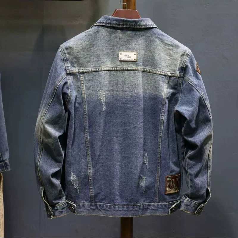 Slim Fit with Embroidery Denim Jackets Man Casual Trendy Original Fast Delvery Cheap Price Stylish Rock Y2k Cowboy Coat for Men M260309