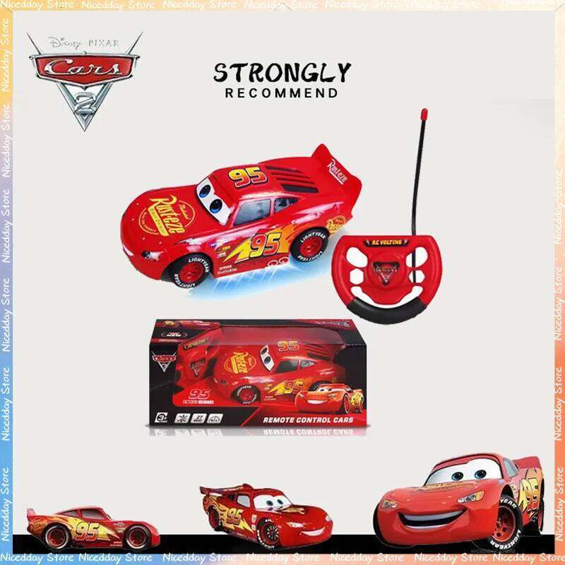 New Hot Pixar Cars 3 Electric Remote Control Lightning Mcqueen Cartoon Sports Car Model Kids Toy Gift C260306