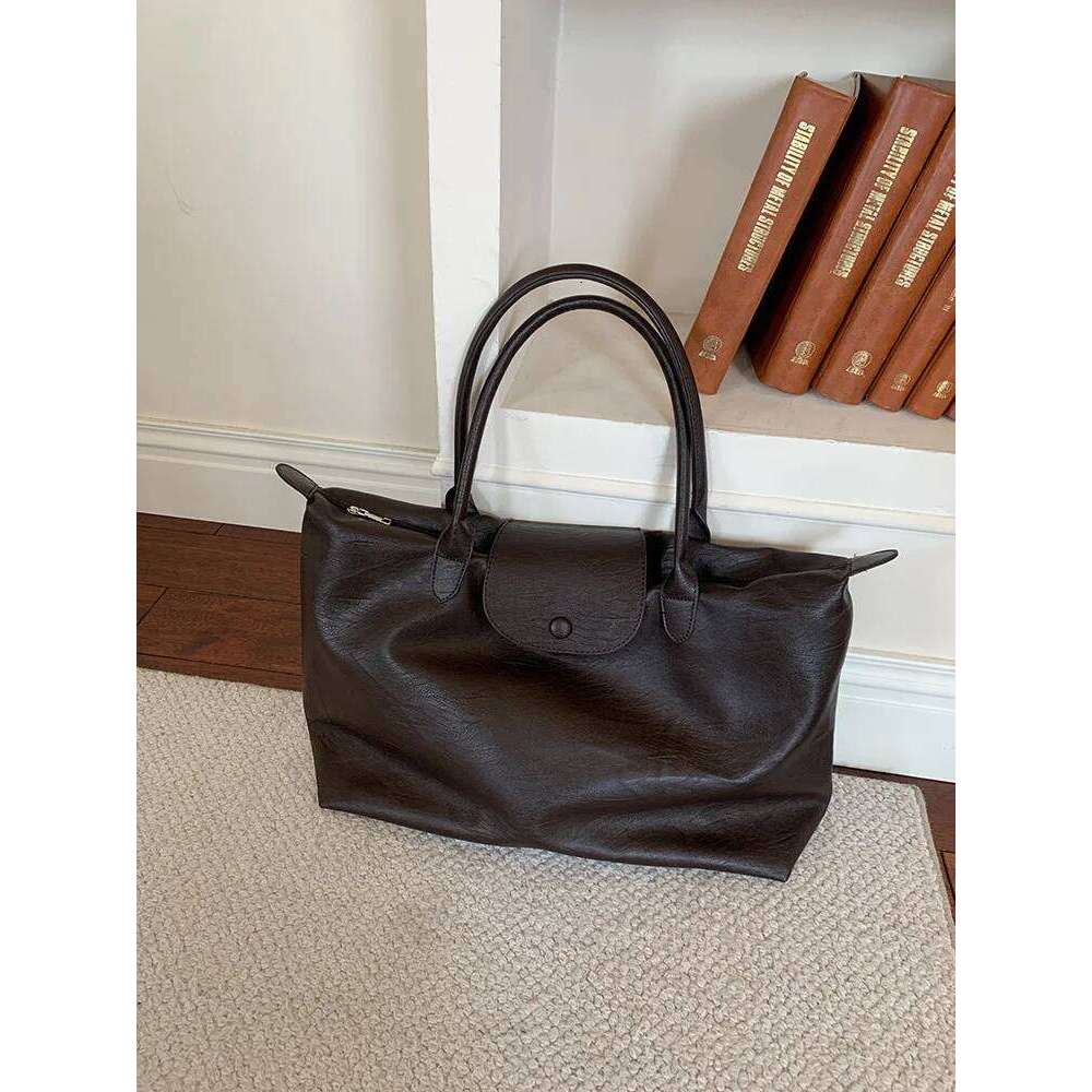 CGC BAG 2025 New Large Capacity Women Tote High Quality PU Leather Brand Shoulder Bag Simple Commuting Female Handbag H260309