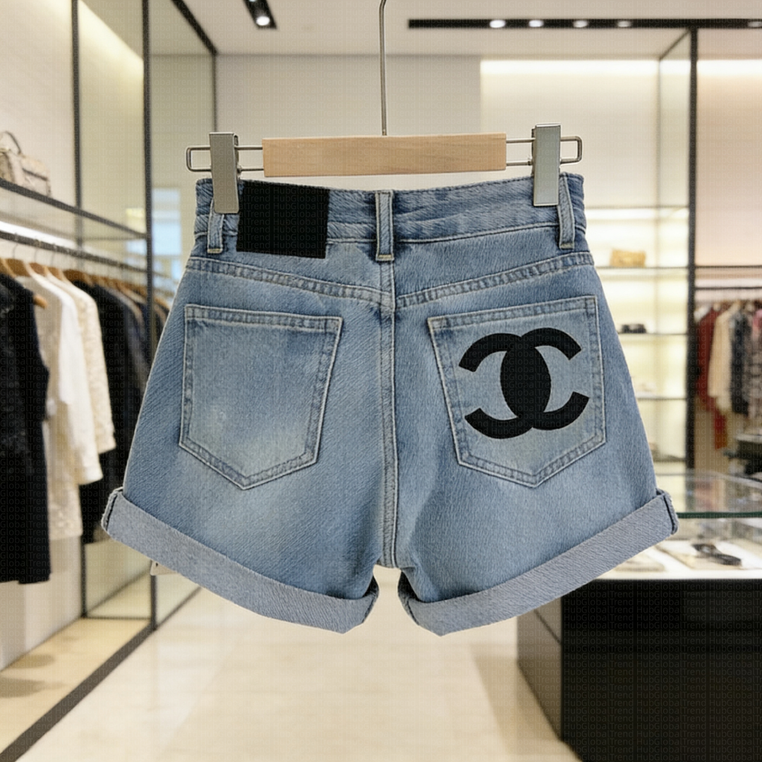 Women's Cuffed Denim Shorts High Rise Stretch Jeans for Women 2026 Trendy Casual Bottoms for Shopping, Dating, Vacation, and Daily Wear