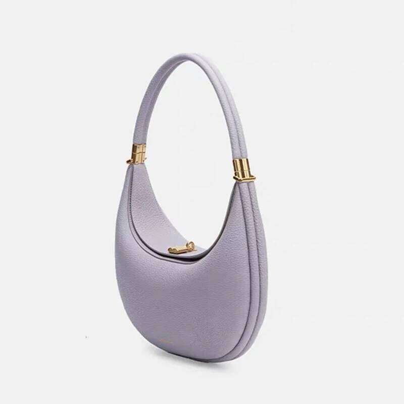 Designer Shoulder Underarm Leather Bag For Women New Fashion Portable Solid Color Female Travel Handbag Top Handles