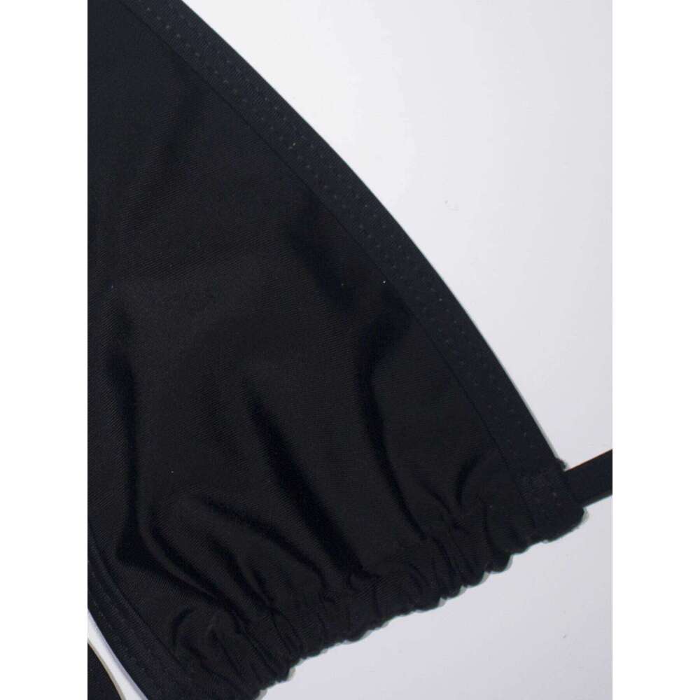 Women's Sexy Backless Triangle Bikini Set 2-Piece Strap Micro Swimsuit with Bottom for Summer Pool Parties And Beach Vacations XJ260206