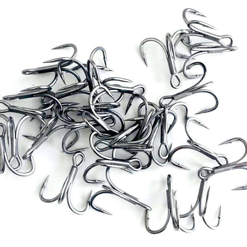 TAKEDO 6066-4X-NP UltraAntirust Treble Hook BT663-UA Triple Hooks 1/0 - 8# Fishhook For Saltwater Freshwater Fishing S260305