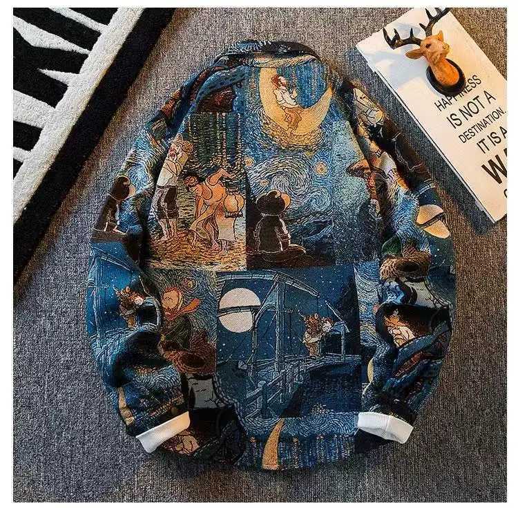 2025 spring Mens doodle Camouflage Men JaCKet Loose Turn Down Collar Cargo Lapel Coat fashion jaCKets Outerwear male M260309