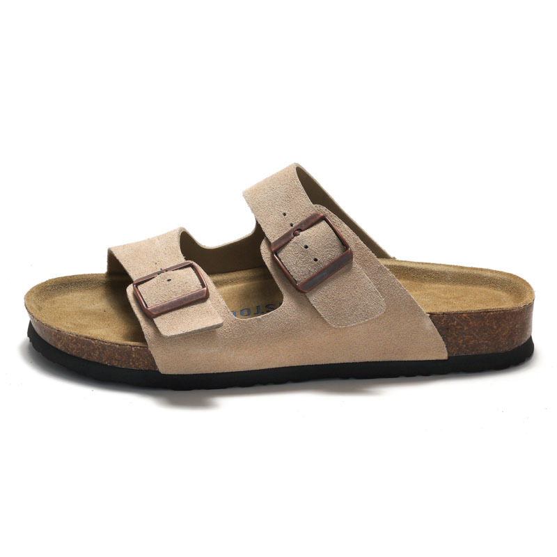 ORFISOCK 2026 Summer Classic Designer Slippers Leather High Quality Comfortable Outdoor Beach Sandals for Men and Women