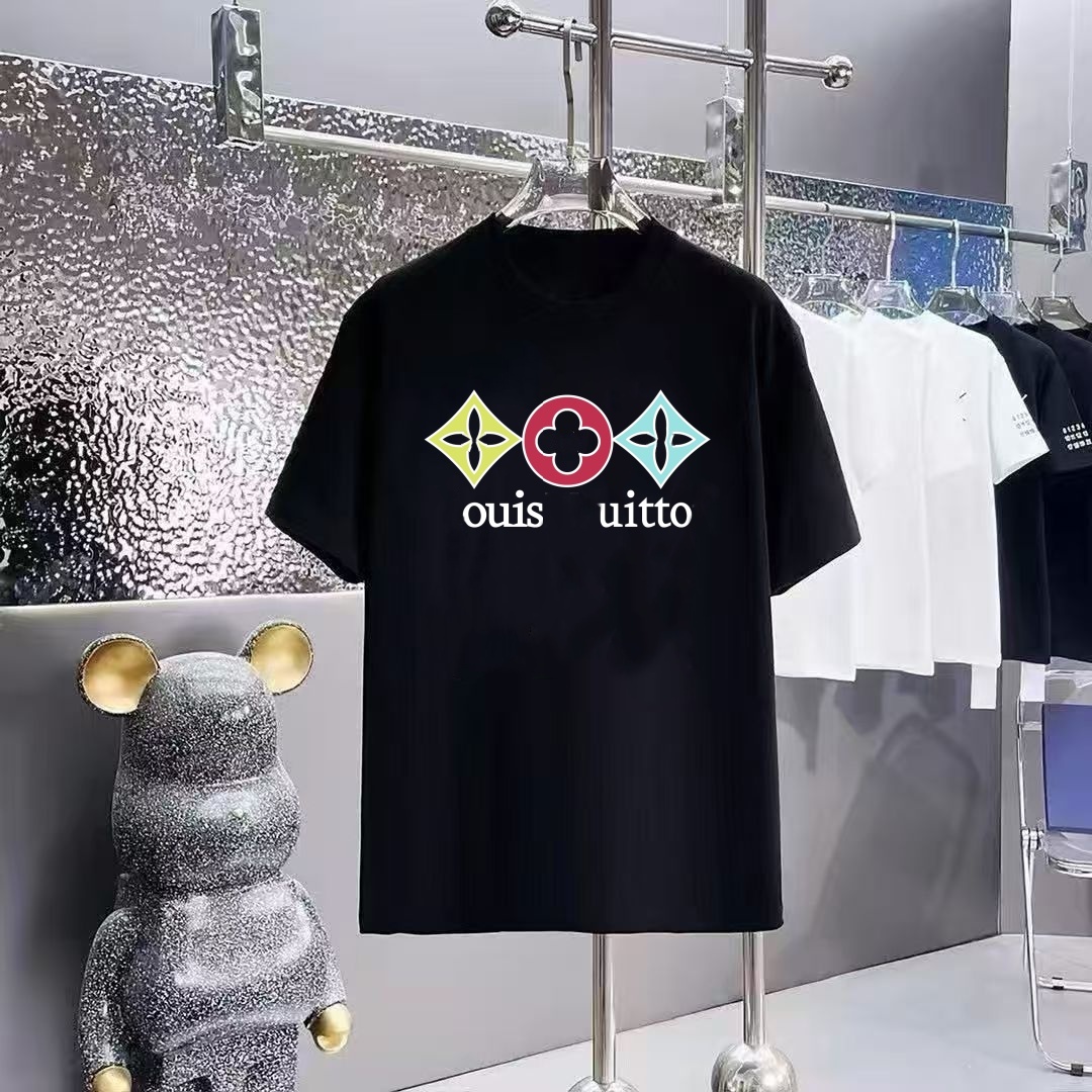 Mens Designer T shirts Printed Fashion man T-shirt Top Quality Cotton Womens Casual Tees Short Sleeve Luxury Hip Hop Streetwear TShirt